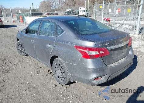 2016 Nissan Sentra Sv z USA, uszkodzony, nr VIN 3N1AB7AP8GL658491